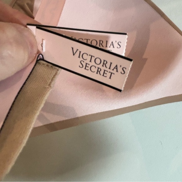 LA VIE EN ROSE SZ 32 DD No Underwire Padded Adjustable Straps Back Beige Bra - Picture 7 of 7